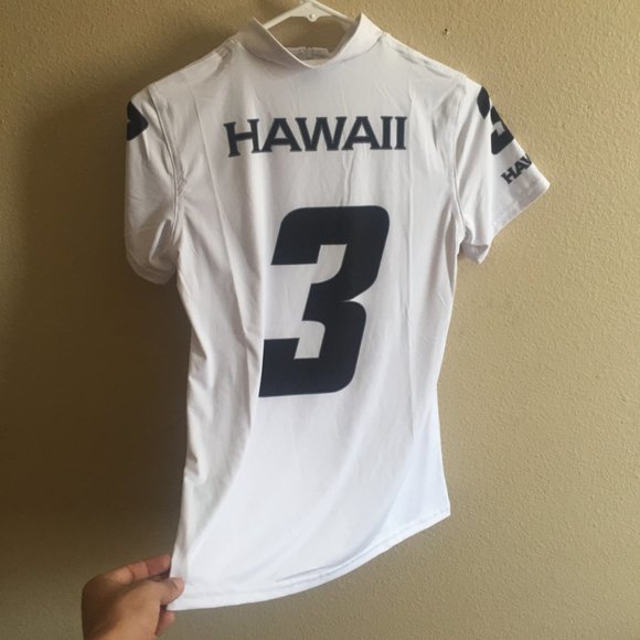 Other - White  Hawaii Hybrid Polo Jersey Tops